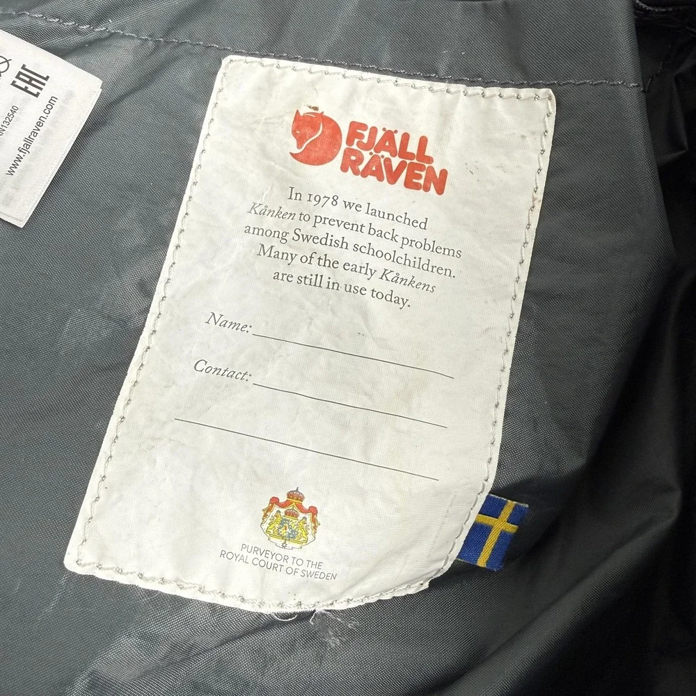Fjallraven Kanken Gray 15